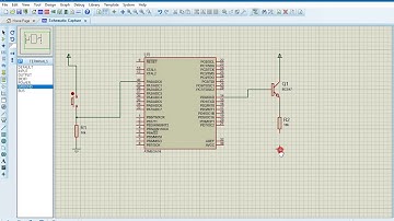 Simulai LED Blinking (input output) dengan codevisionAvr dan Proteus
