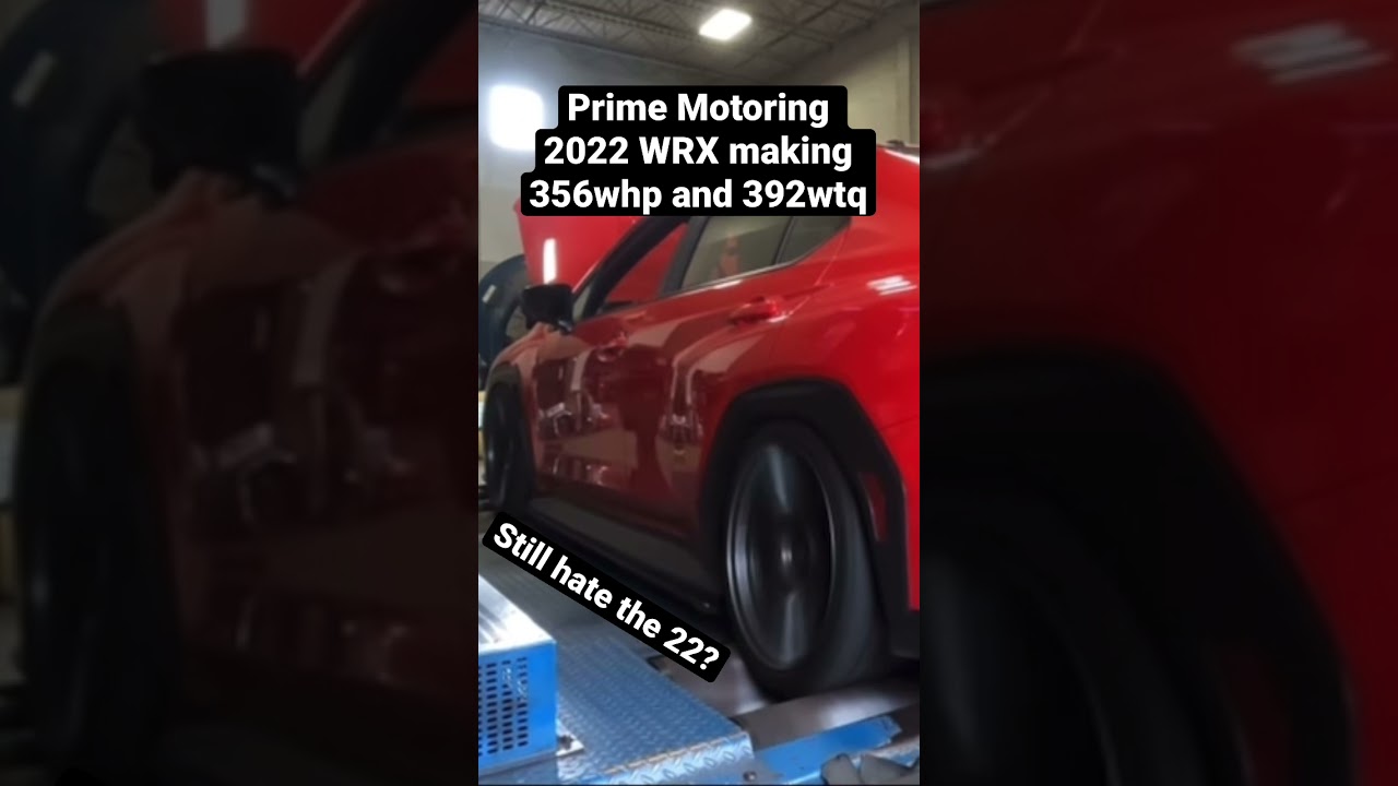Cool STI Bro… Prime Motoring making 400HP & Torque with 2022 Subaru WRX on JB4