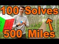 Solving a Rubik&#39;s Cube... while walking 500 MILES!