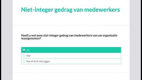 Signum Interfocus E-learning: Integriteitscultuurscan