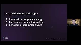 Webinar - Strategi Jadi Miliarder Dari Crypto