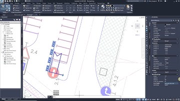 Organize a GIS system of a traffic management plan in Civil 3D