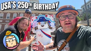 Celebrating the 250th Anniversary of the U.S.A. in Philadelphia, PA - Extreme Heat and Thunderstorms