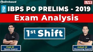 IBPS PO Prelims Exam Analysis (Slot - I) | Memory Based Questions