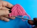 Вязание крючком - Урок 216 - Треугольник - Crochet triangle motif