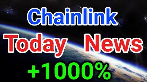 Chainlink Today latest News || Chainlink Price Prediction! Chainlink Today Update