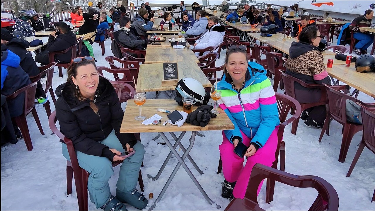 День, проведенный на лыжах с 18 друзьями из Нидерландов