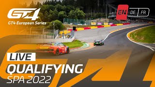LIVE | Qualifying | Spa | GT4 European Series 2022 (English)