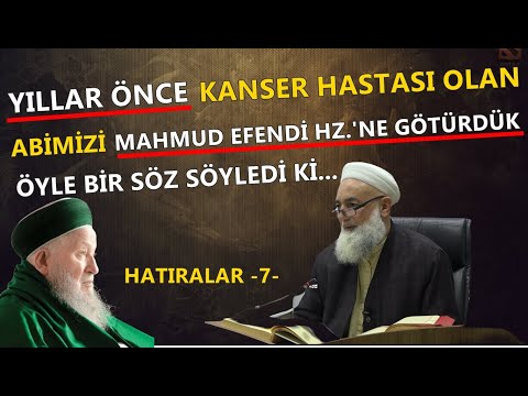 KANSER HASTASI OLAN ABİMİZİ MAHMUD EFENDİ'YE (KS.) GÖTÜRDÜK ÖYLE SÖZLER SÖYLEDİ Kİ HAYRET ETTİM !