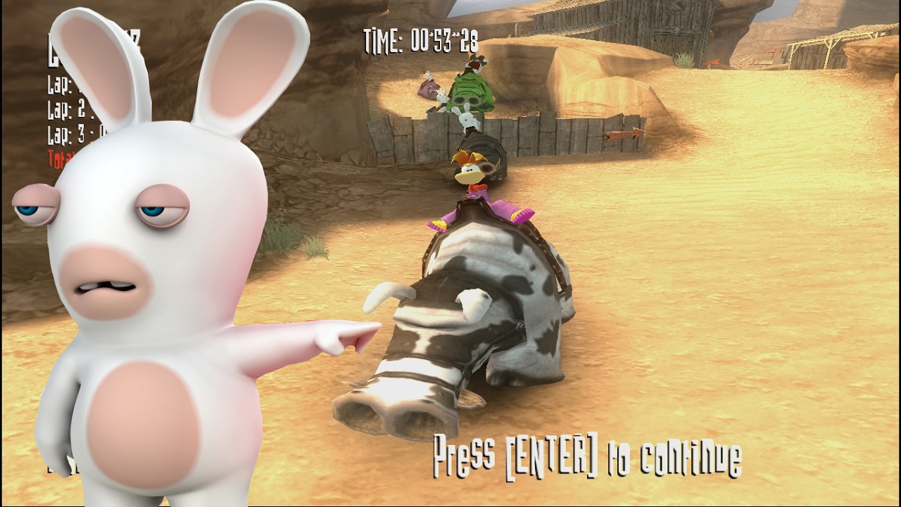 Rayman Raving Rabbids Day 14 Story Mode Walkthrough - YouTube