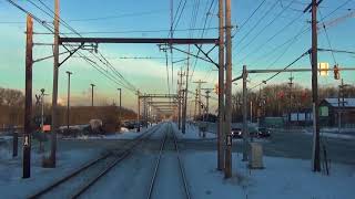 South Shore Line  Gary, IN. to Michigan City, IN. [WINTER 2016]