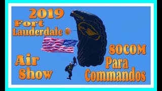 2019 Fort Lauderdale Air Show Socom Para-Commandos Clip 