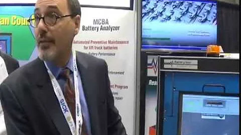 ProMat 2015 Highlights - Battery Test Booth (Automated Preventative Maintenance for Batteries)