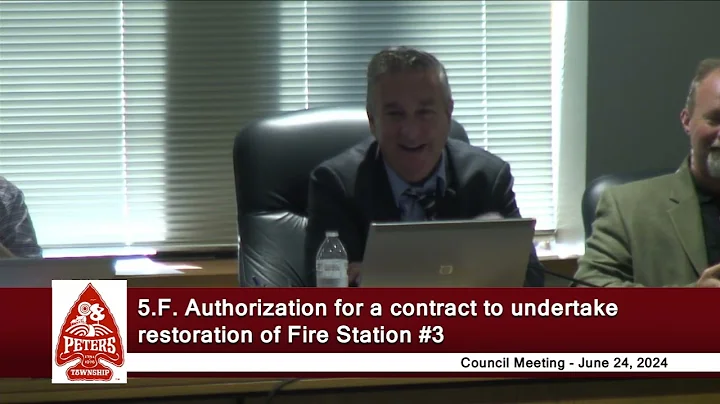 Peters Township Council - Regular Meeting - June 24, 2024