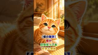 【猫の雑学】猫が日向ぼっこを好きな理由🐾