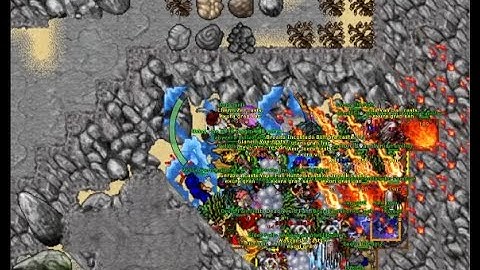 Tibia War Lobera Army Airdrop vs Godslayer 2023-11-6 Marapur Battle