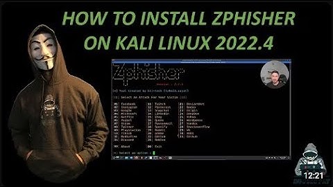 How To Install And Run ZPhisher on Kali Linux Phishing Tool - with InfoSec Pat