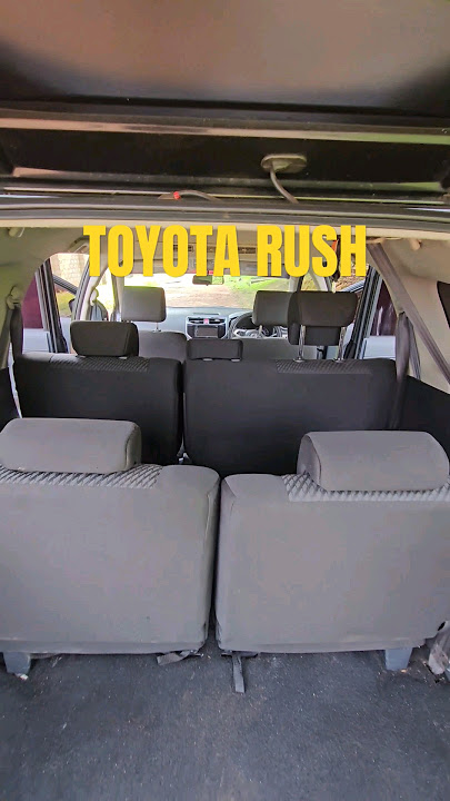 TOYOTA RUSH BACKSEAT #toyota #rush #pearlwheels #automobile #kampala #uganda #car #shorts