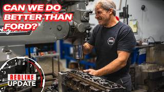 Crusty Ford V8 engine from our Pantera goes to the machine shop