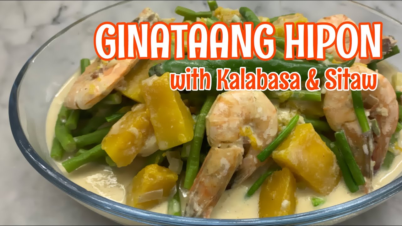 Ginataang Hipon Recipe| Pagkaing Pinoy - YouTube
