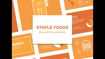 Staple Foods Keynote Presentation Template