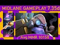  tinker 15319  75 mid gameplay 735d  dota 2 top mmr