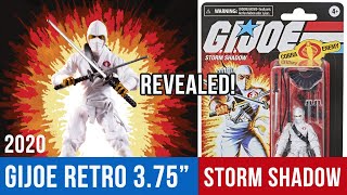 3.75 inch GI JOE Retro line 2020 Walmart Exclusive Storm Shadow Revealed!