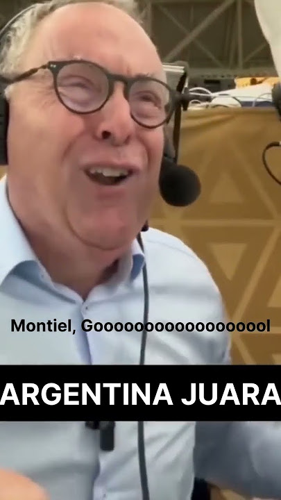 Momen komentator Argentina terharu di detik' kemenangan. #worldcup2022 #pialadunia2022