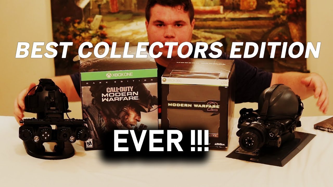 CALL OF DUTY MODERN WARFARE DARK EDITION NIGHT VISION GOGGLES DETAIL