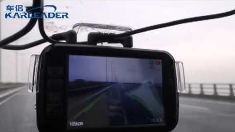 ADAS test on road 4 in heavy rain day ----Karleader