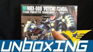 GUNPLA REVIEW: HGUC Psycho Gundam part 1 (Unboxing)