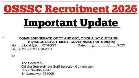 OSSSC Recruitment Important Update//OSSSC Upcoming Vacancy 2025//OSSSC Upcoming Big Recruitment 2025