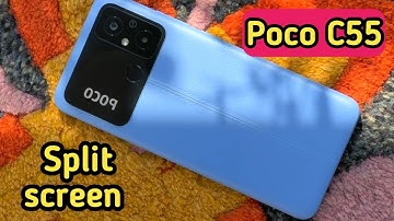 Split Screen On In Poco C55, Create Dual Screen In Poco C55, How To Use Floating Window