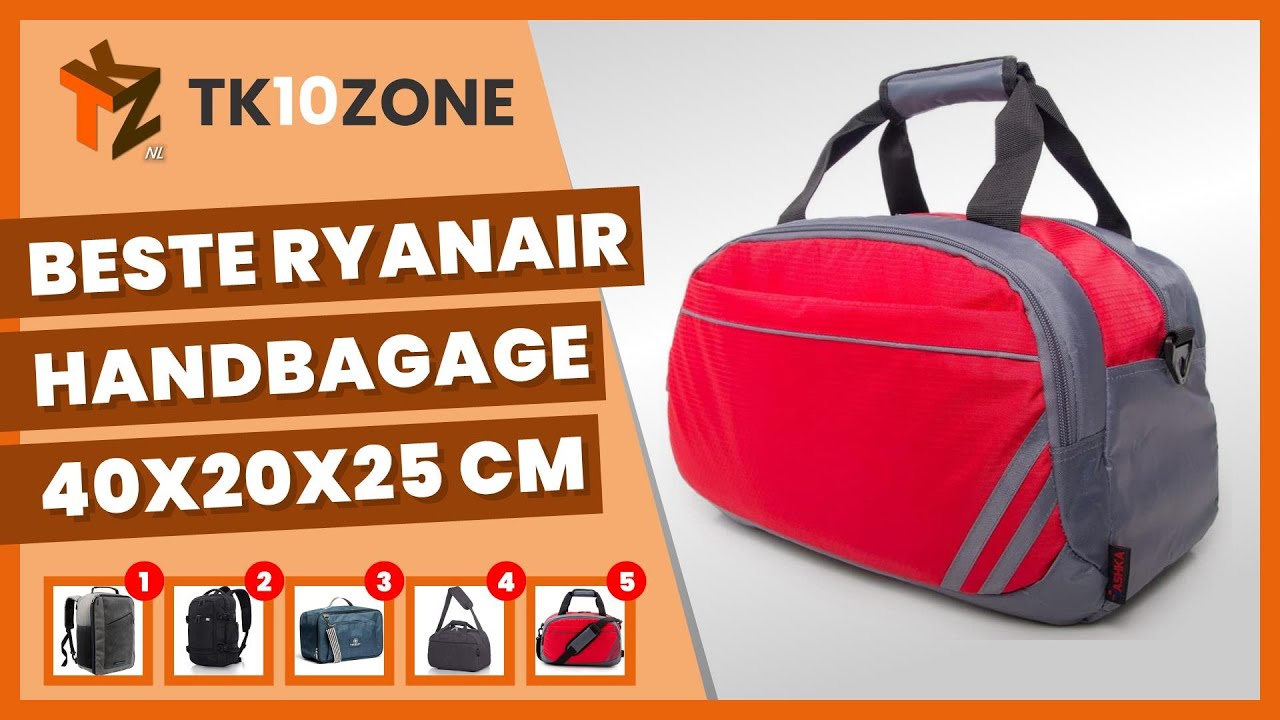 De 5 beste handbagage voor ryanair 40 x 20 x cm - YouTube