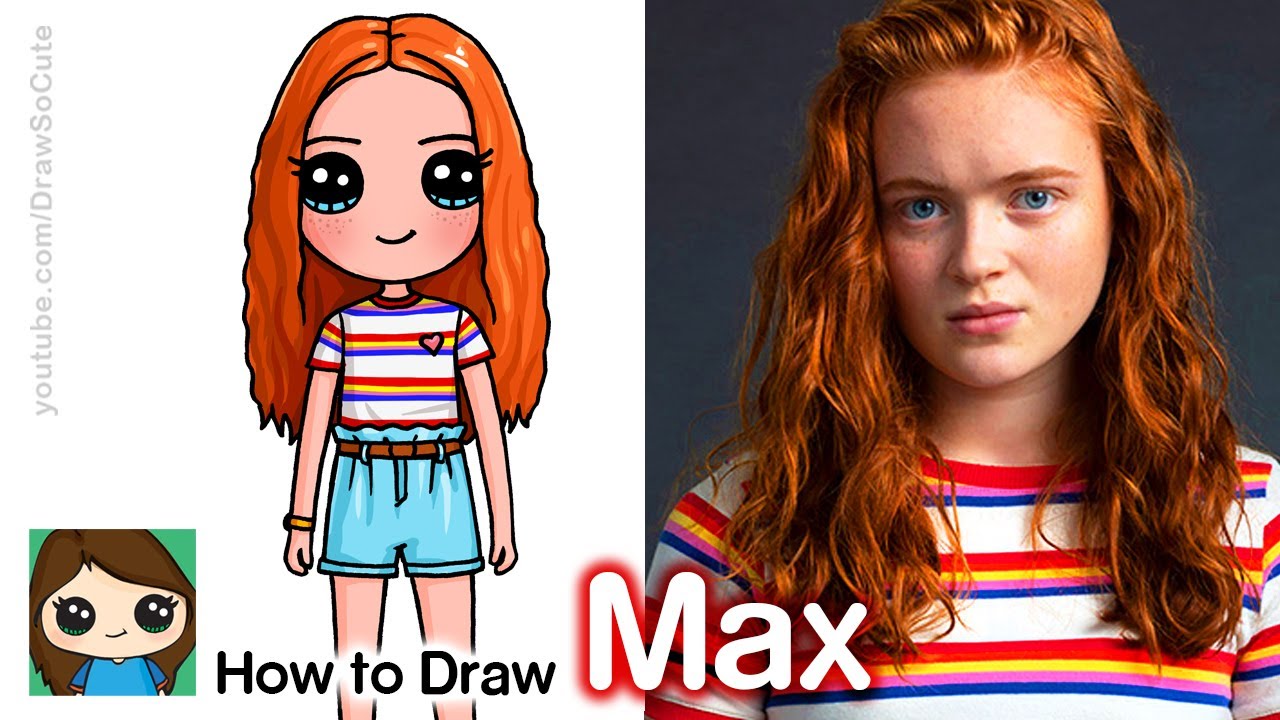 How To Draw Max From Stranger Things Youtube