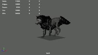 WOLF - Rig Testing - rough walk cycle