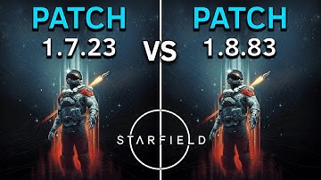 Starfield: Patch 1.8.83 | Performance Comparison | RTX 3060