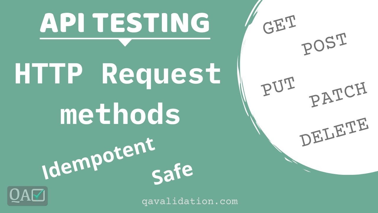 Safe methods. Тестирование API. Request method.