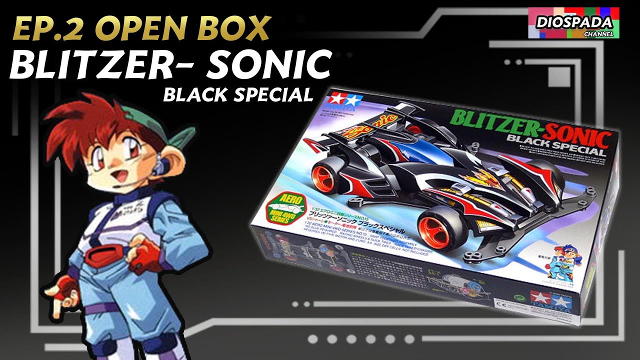 BLITZER Sonic Black Special AERO Mini 4WD