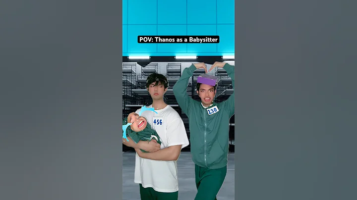 If Thanos Was A Babysitter #squidgame #squidgame3 #player230 #player222 #player456 #thanos