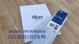 UNBOXING | ARMY Membership Exclusive / FESTA Merchandise