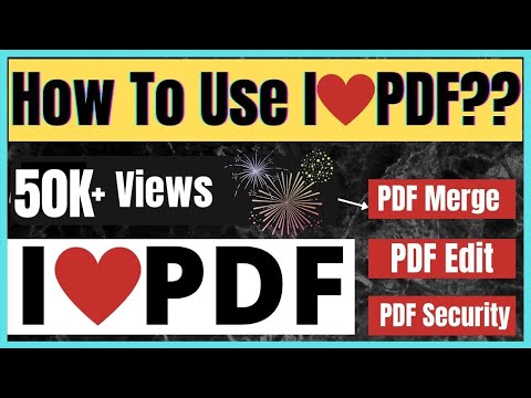 How To Use I Love Pdf | I Love Pdf Kaise Use Karna Hey In Hindi|Split Pdf|Merge Pdf|All In One Pdf|