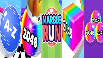 Ball Run 2048 🎯 All Levels Gameplay Android iOS Tiktok Game 9999