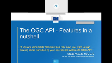 Webinar: OGC API Features as an INSPIRE Download service