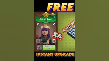 Instant upgrade queen 4 levels #gamingrascal #shorts