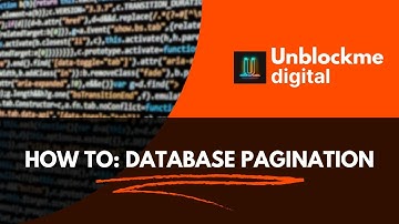 How To: Database Pagination