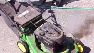 John Deere Ja65 Self Propelled Bbc Lawnmower Startup After 10 Years