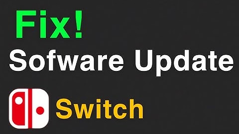 Nintendo Switch How to Fix Software Update Errors!