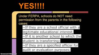 All about FERPA