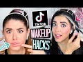 AIUTO!!! PROVIAMO I TRUCCHETTI MAKEUP più ASSURDI DI TIK TOK!!! | Adriana e Vanessa